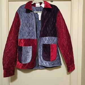 Colorblock Quilted Jacket